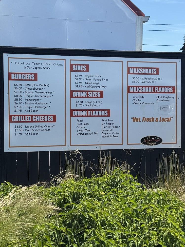 Out & About Burgers Menu image 4